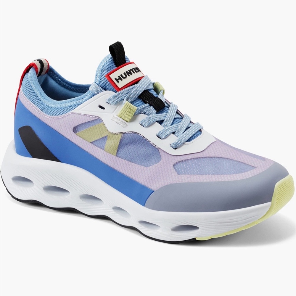 Hunter Colorblock Runner in Light Blue, Lavender & Lime
